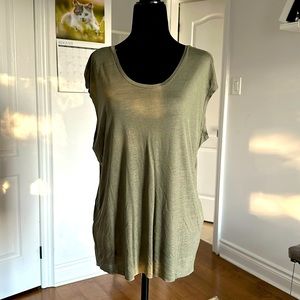 All Saints Olive Green Tee